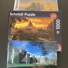 3 New Unopened Jigsaw Puzzles