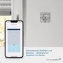 Homematic IP Smart Home roller shutter actuator for brand switches, digital control for 1 roller shutters via app, Alexa & Google Assistant, smart retrofitting of electric roller shutters, 151322A0C Image 2