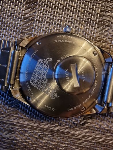 Watch Rare limited Edition Timex Q Gmt style Quartz Watch