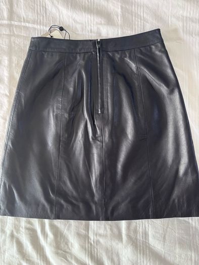 Selected Femme leather mini skirt