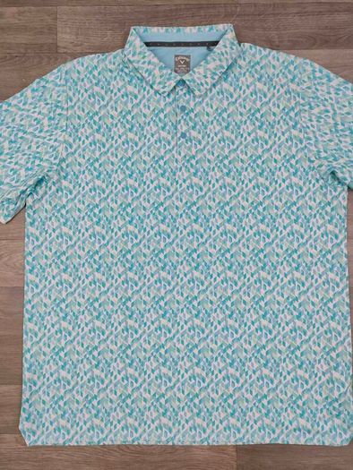 Callaway Patterned Golf Polo Shirt Mens 3XL