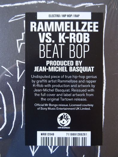 Jean Michel Basquiat art cover vinyl L.P
