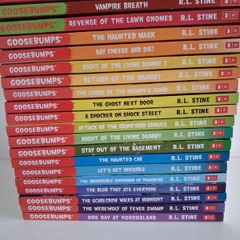 goosebumps books x20