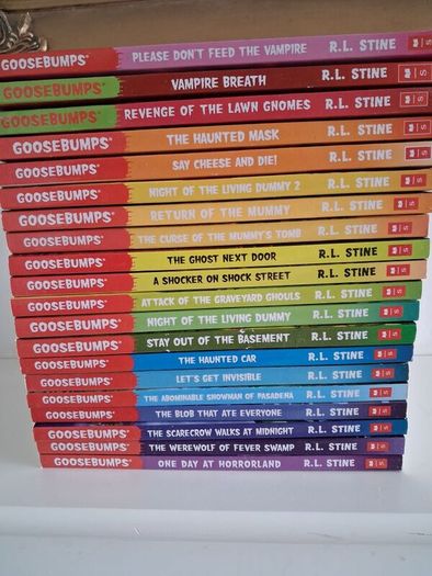 goosebumps books x20