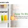Brand New Glass Carafe Set of 3. Image 4