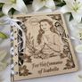 Personalized Wooden Card & Money Holder , Communion, Christening, Gift Image 6