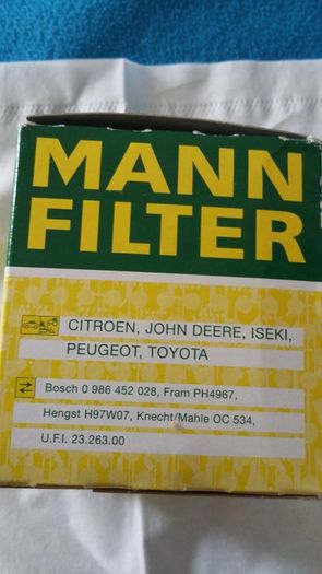 Oil Filter / Car service part  W68 / 3