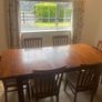 Dining room table and six chairs for sale Image 2