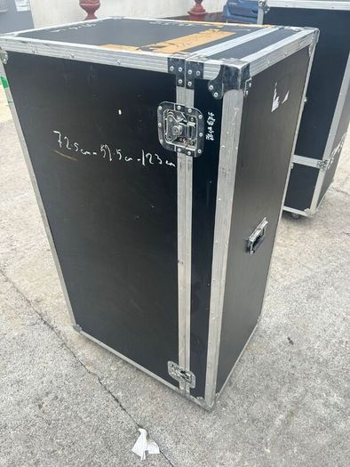 Large flight cases with wheels and handles