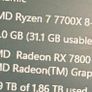 High-end Gaming setup - Ryzen 7 7700x / RX 7800 XT / Triple monitors Image 7