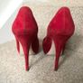 Designer Miu Miu red high heels Image 4