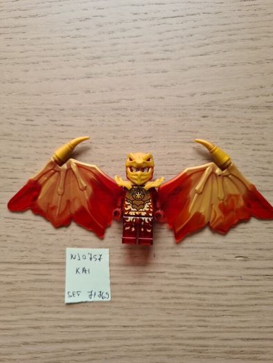 lego njo0757 golden dragon Kai, set ninjago 71769