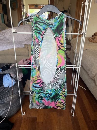 mini dress multicolour xs