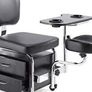 Manicure Pedicure Nail Station Beauty Chair Stool Table Spa Drawers Black Image 3
