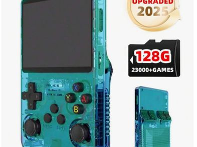 Brand New R36s Game Console 2025 Uprgraded Version In Green With 50 ...
