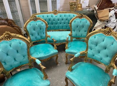 New gold and new material salon set 5 pieces