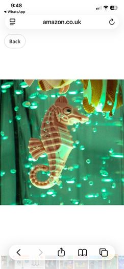 Global Gizmos Fish Sea Creature Bubble Sensory Lamp 90cmTall