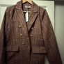 Brown Boucle Blazer Image 5