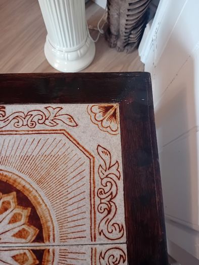 Mid century tiled coffee table