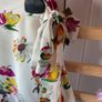 skirt Zara cream floral skirt size medium Image 4