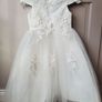 White Flower Girl, Birthday Dress Image 2