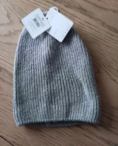 Beanie Hat and Scarf with Lace