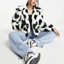 Miss Selfridge Faux Fur Jacket Image 4