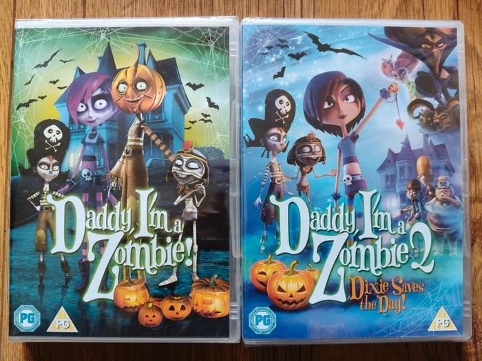 Daddy I'm A Zombie & Daddy I'm A Zombie 2 - Dixie Saves The Day! (Both Brand New & Sealed) (2 DVDs)