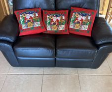 Christmas cushions x 3