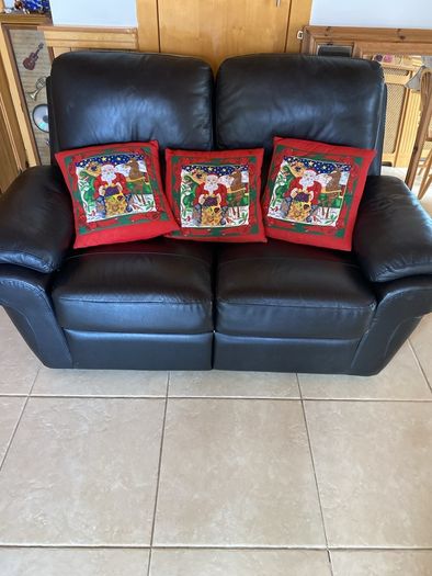 Christmas cushions x 3