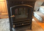 log burning stove