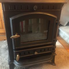 log burning stove