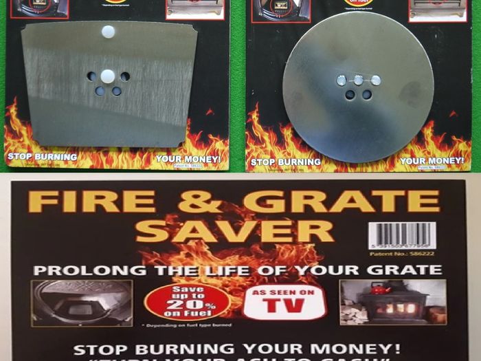 Fire & Grate Saver - As Seen on Dragons Den - Prolong The Life of your Fires Grate