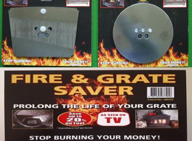 Fire & Grate Saver - As Seen on Dragons Den - Prolong The Life of your Fires Grate