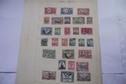 A collection of stamps from Northern Rhodesia, Southern Rhodesia, Rhodesia, South Africa and Nyasaland on loose pages