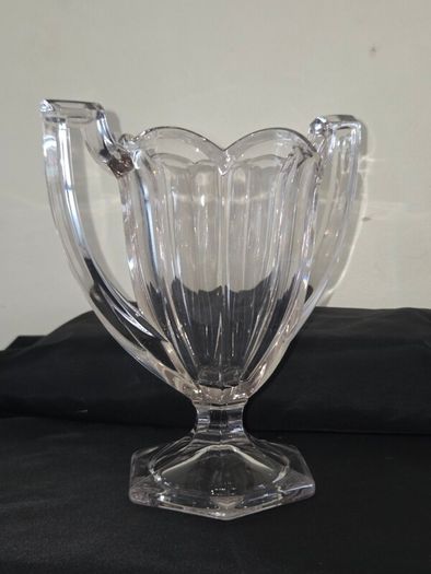 1930's Davidson Art Deco "Chippendale" Glass Trophy Vase