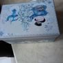 Christmas  Storage/Gift Box With Lid. S.9" x 7". NEW. Image 3