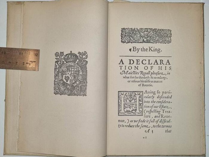 Signed, Limited. A declaration of His Majesties Royal pleasure, 1603 to 1625