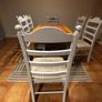 Light Coloured Wooden Kitchen Chairs Image 3