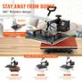 Heat Press 8 in 1 Heat Press Machine 38x30cm T-shirt Press Mug Printing Machine Multifuctional Heat Transfer Machine for T-shirt Mug Hat Plate Sublimation Printing Image 5