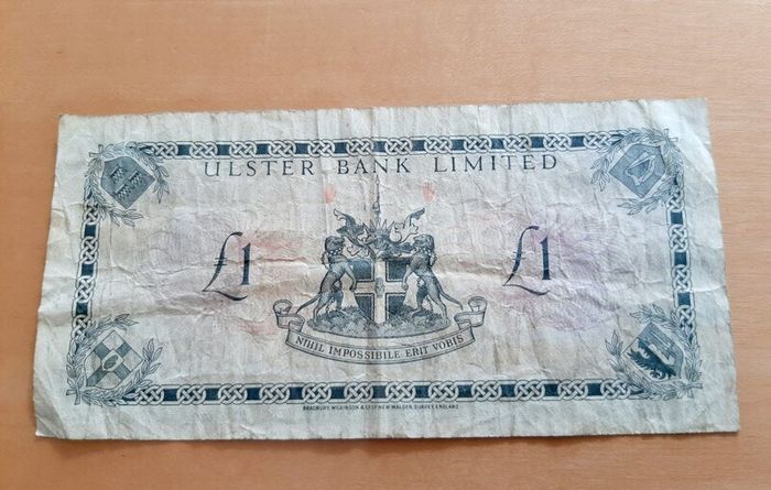 Ulster Bank note 1976