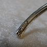 PRICE DROP Silver & Moonstone Bangle, Modernist Design, London Hallmarked, 1972 Image 4