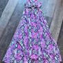 ASOS Purple Snake Print Cut Out Maxi Dress UK 10 Brand new with tags Image 4