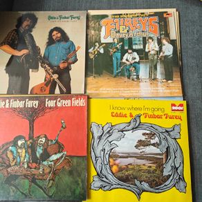 Furey brothers and related 11 + 1, found another) x LPs collection, Irish folk