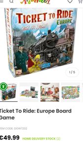 Ticket to ride Europe