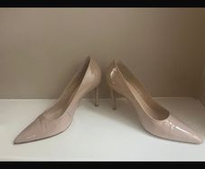 Hogl nude pointed high heels