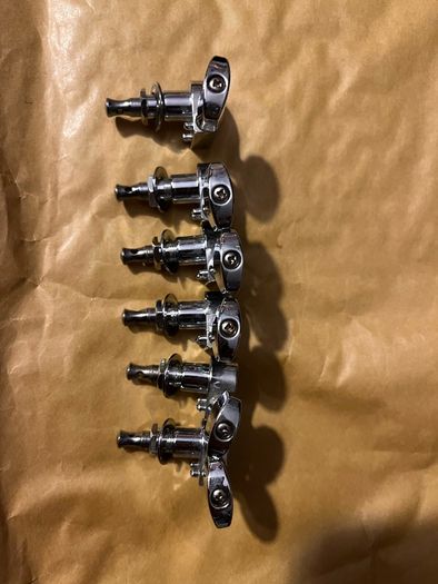 Electric Guitars Machine Head tuners 6 line chrome Jackson fender Stratocaster telecaster esp Ibanez electric guitars parts accessories