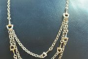 silver necklace