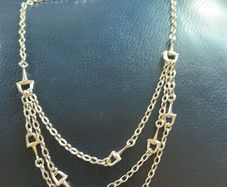 silver necklace