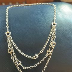silver necklace